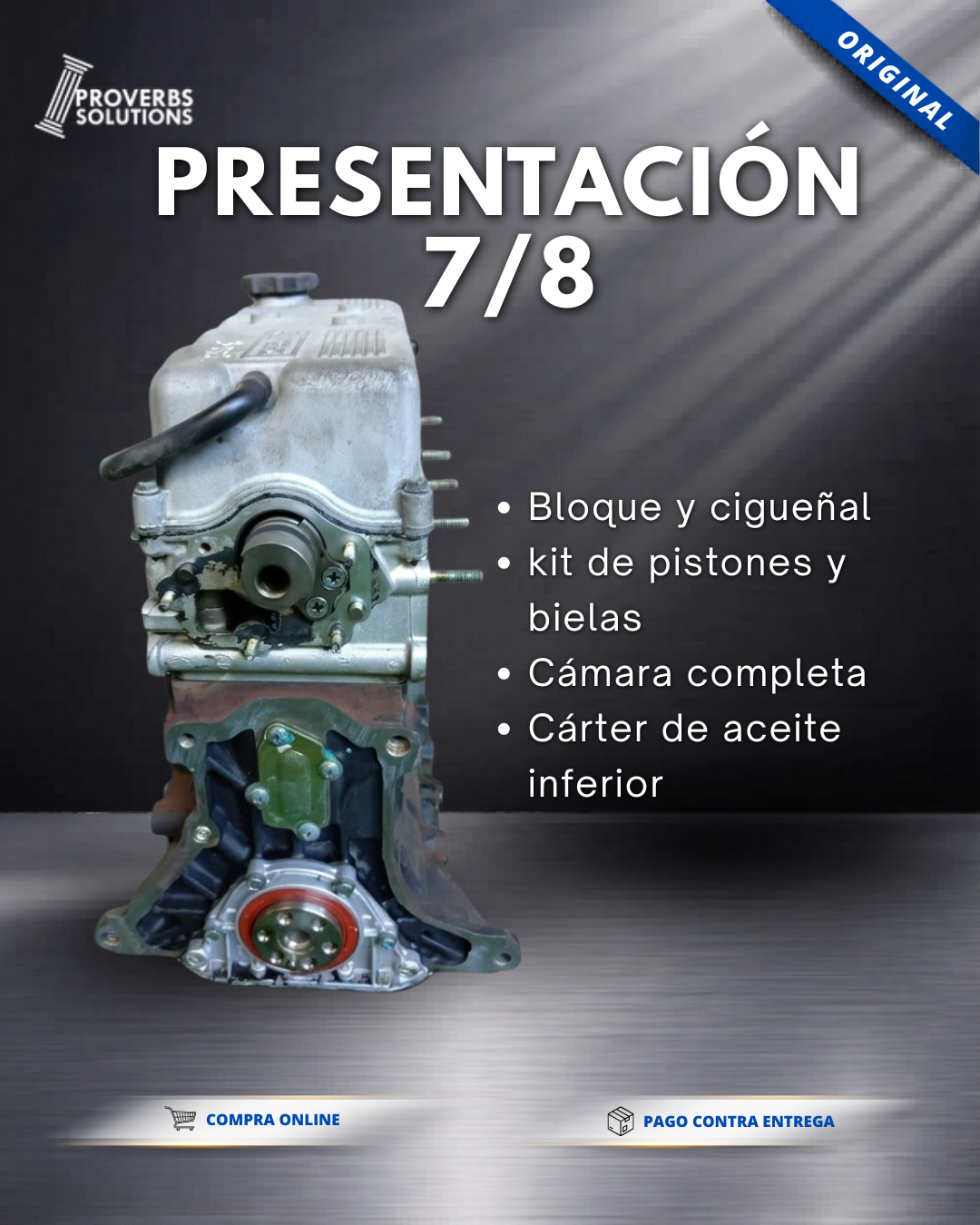 Motor Chevrolet Spark 1.0L (4 Cil.) - 7/8 Usado de Importación
