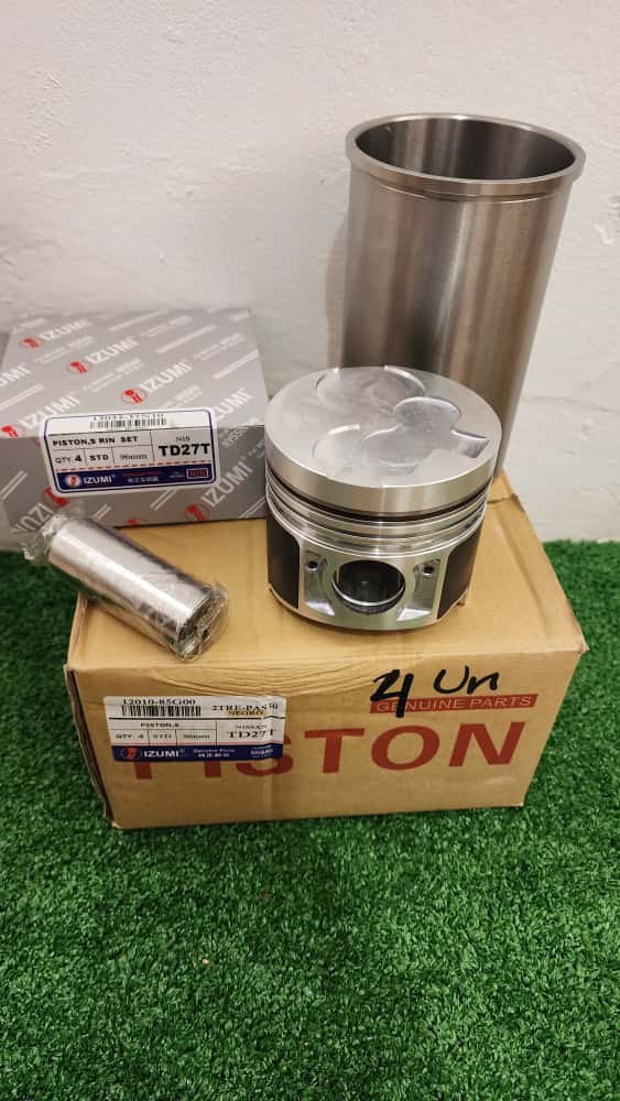 Liner Kit Completo Nissan TD27 (4 Cil.) - Marca Izumi (Pistón Tipo Trébol)