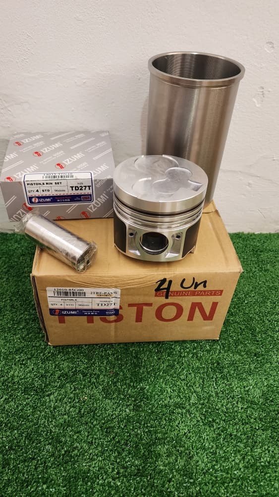 Liner Kit Completo Nissan TD27 (4 Cil.) - Marca Izumi (Pistón Tipo Trébol)