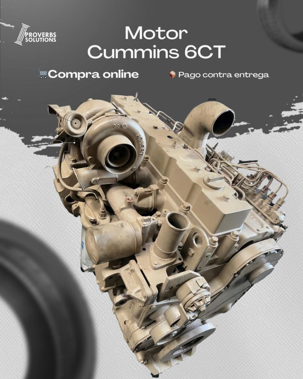 Motor Cummins 6CT 8.3L Turbo Diésel (Usado)
