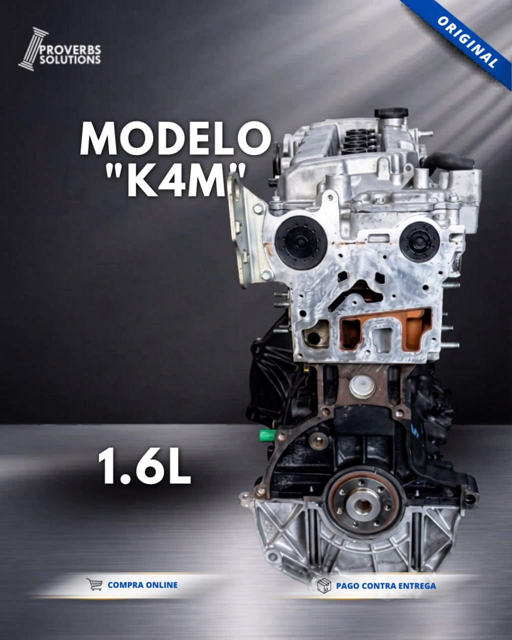 Motor Renault Clio 1.6L 16V (Modelo K4M) - Presentación 7/8 Usado de Importación