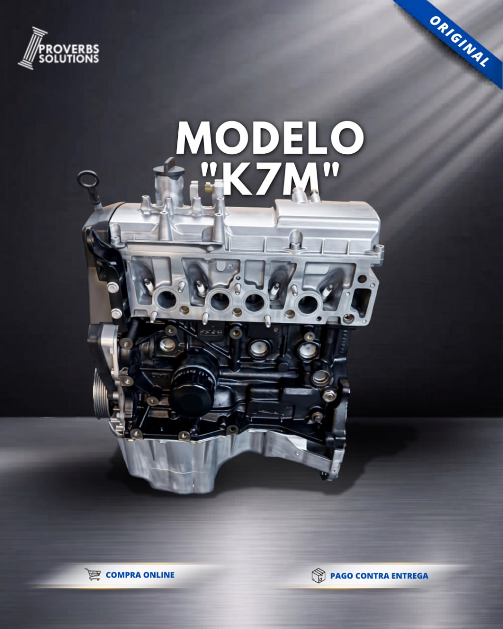 Motor Renault Logan 1.6L 8V (Modelo K7M) - 7/8 Usado de Importación