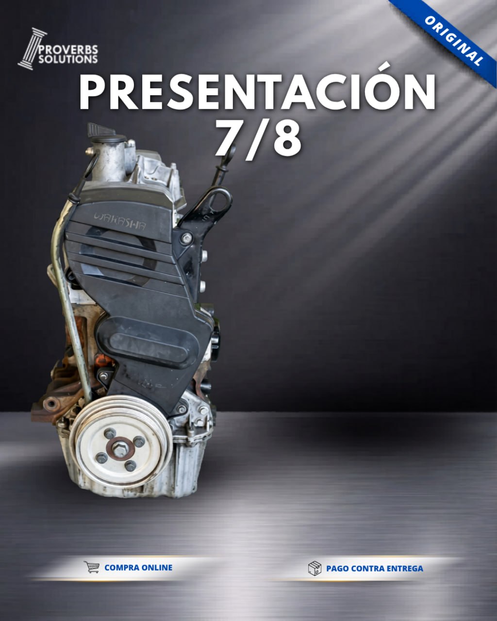 Motor Renault Logan 1.6L 8V (Modelo K7M) - 7/8 Usado de Importación
